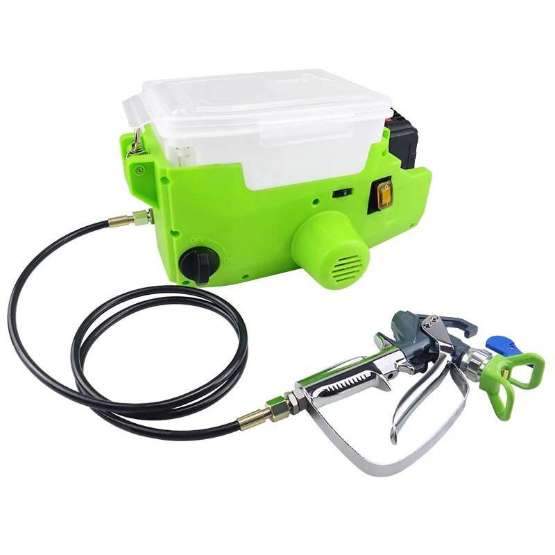 Portable Airless Sprayer Lithium Battery Professional High-pressure Paint Spraying Machine Painting Tool for Furniture Spraying