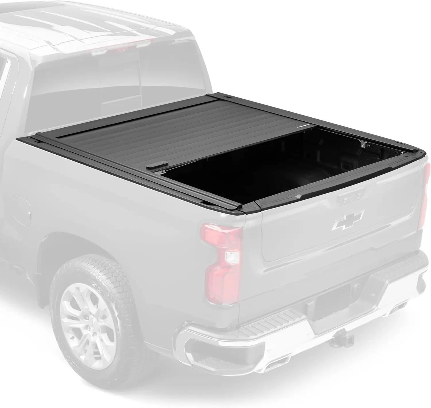 Retractable Truck Bed Tonneau Cover, Compatible with 2020-2026 Chevy/GMC Silverado/Sierra 2500/3500HD, 6'10