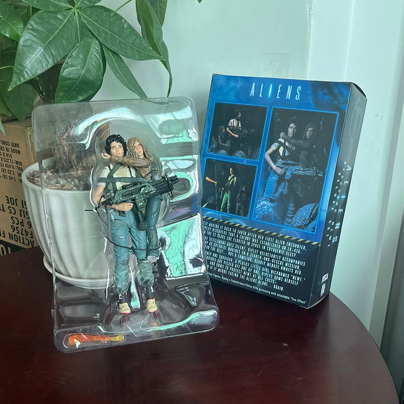 Neca الغريبة 2 ريبلي نيوت الشكل ، LT إلين جيجر زينومورف فاسيهوغر ريبلي vs نيوت بريداتور نموذج ، تحصيل ألعاب الحركة ، الهدايا
