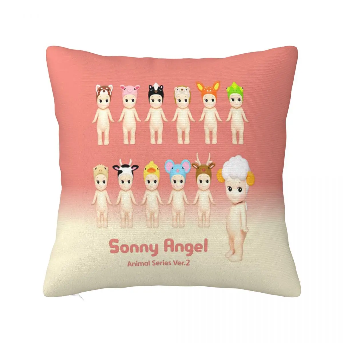 Sonny Angel Pillowcase Merch Printing Cushion Cover Throw Pillow Cover Bed Decoration Square Multi Size