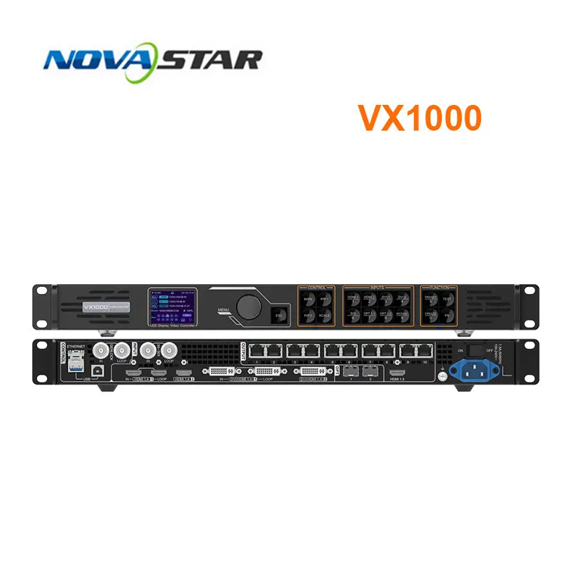 Novastar VX400 VX600 VX1000 Универсальный светодиодный процессор Светодиодный видеоконтроллер Поддержка летного корпуса Обновленная версия VX4S VX6S