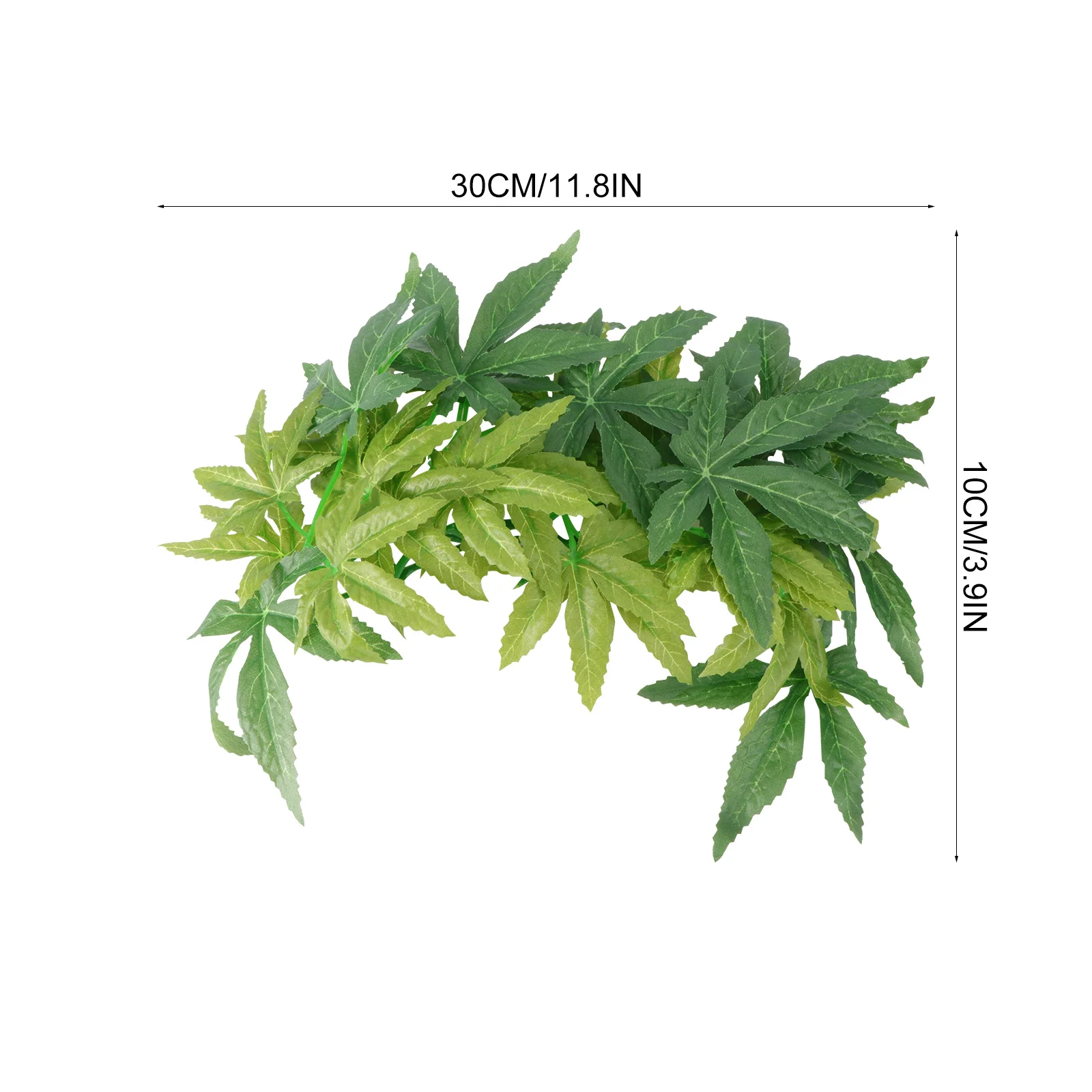 

Artificial Hanging Aquatic Plant 30cm Plastic Aquarium Decoration Fish Tank Ornament Green Leaf Plastic Plants