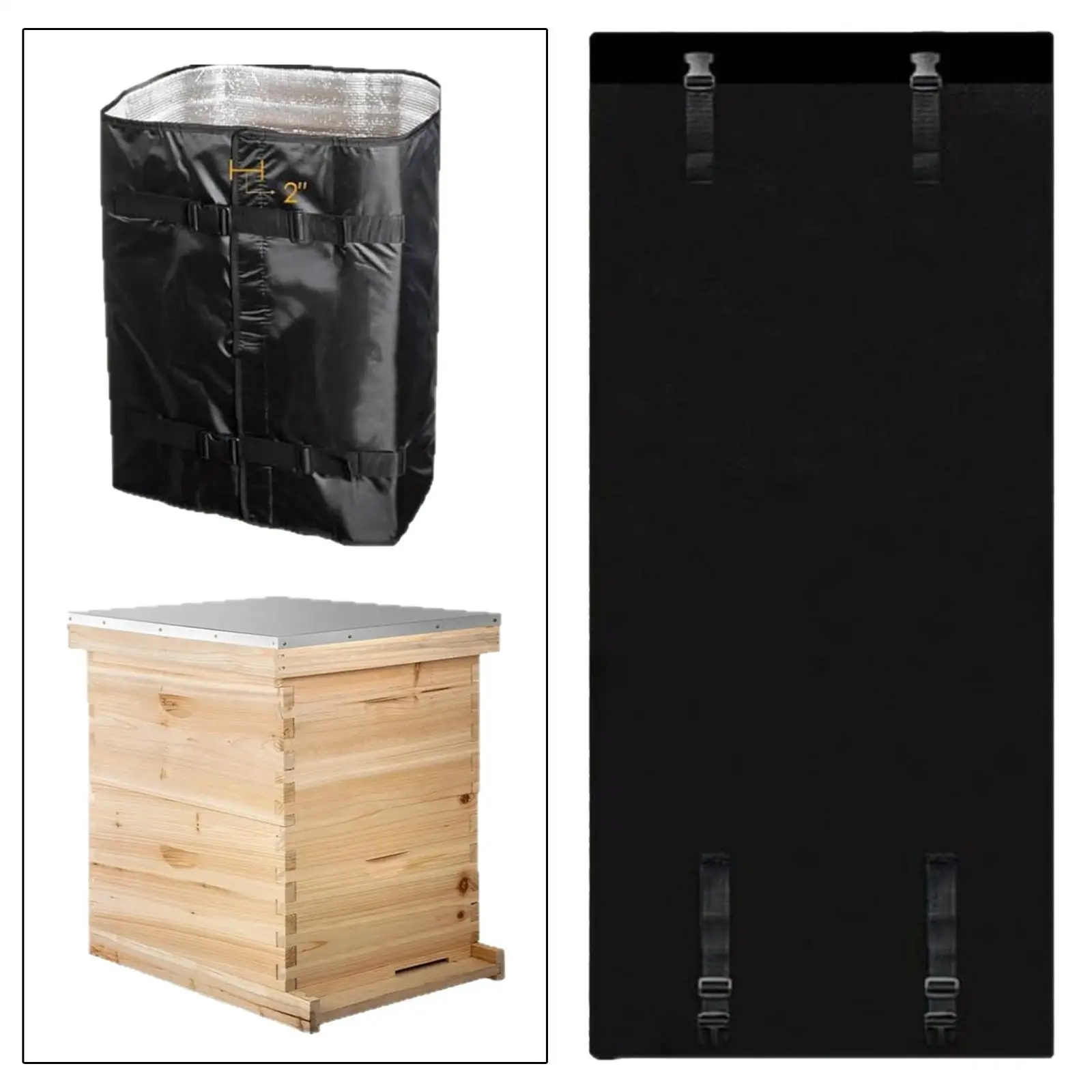 

Winter Bee Hive Wrap Oxford Cloth Cozy Warm Windproof Bee Box Insulation Wrap Beehive Protection Cover Beekeeping Supplies