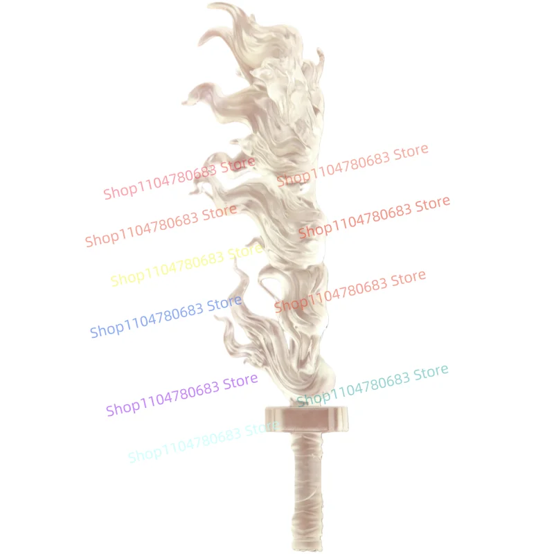 MOC ビルディングブロック透明炎剣ミニフィギュア組立モデルディスプレイアニメ漫画アクセサリーおもちゃギフトグッズ