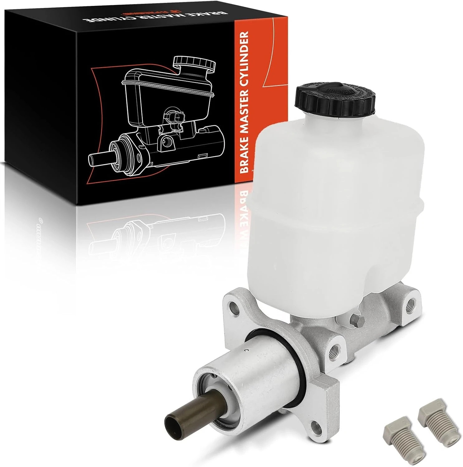 

Brake Master Cylinder with Reservoir and Sensor Compatible with Jeep Vehicles - Liberty 2002 2003 2004 2005 - Replace# 5072526AA