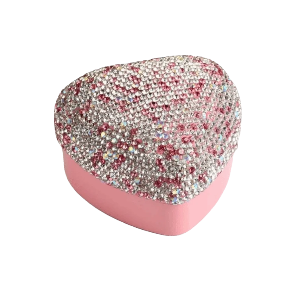 

Diamond LED Light Ring Box Ring Display Girlfriend Gift Heart Shape Gift Boxes Proposal Jewelry Valentine Gift Packaging Box