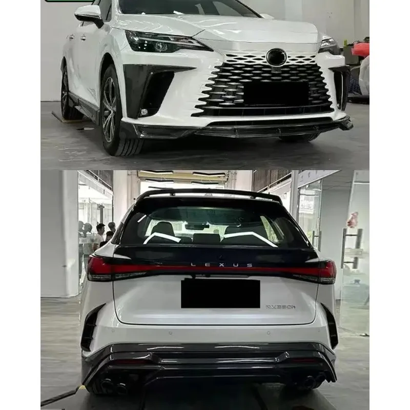 Factory Hot Selling Td Style Carbon Fiber Body Kit for Rx300 2023+ Front Lip Side Skirt Rear Diffuser Tailpipe Rear Spoile