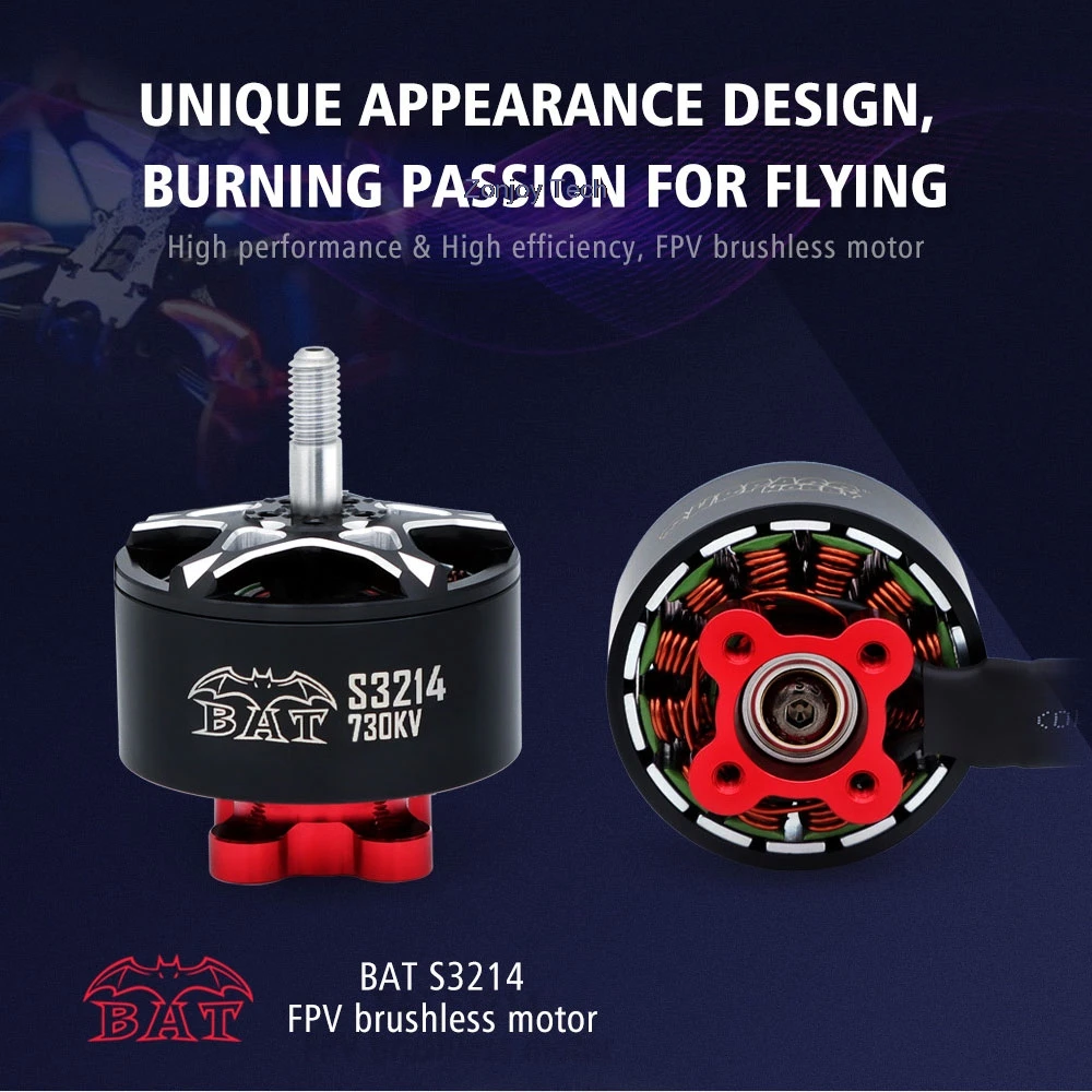   S3214 S3220 420KVThe novo 4PCS é adequado para 9.10.11 polegadas FPV high-end classe de competição Traverser drone 6S motor sem escova