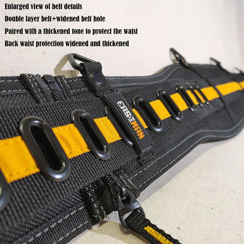 Construction Site Heavy Duty Toolkit Electrician Waistpack Multifunctional Thickening Combination Tool Waistband Shoulder Strap