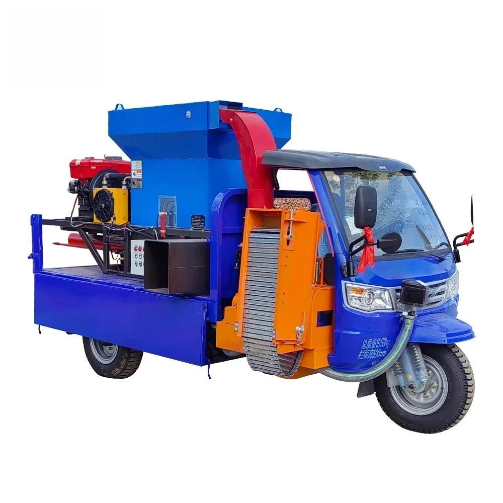 Motor Tricycle Type Small Grass hay Silage Baling Machine Wheat Straw Baler hay Baler Wrapper Machine for Livestock Feed