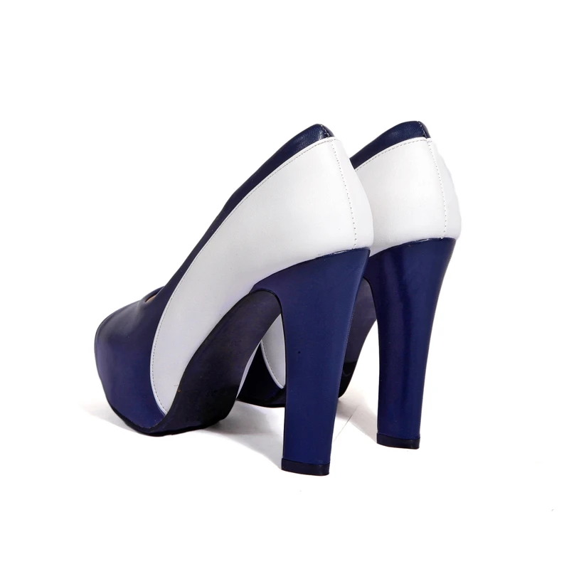 أحذية نسائية أنيقة من Zapatos De Mujer صنادل كعب عالي سوداء للحفلات والمكتب مفتوحة من الأمام للصيف مقاس كبير 44 45 T8608 #3