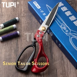 TUPI SK5 Tailor Scissors-Heavy Duty Stainless Steel Shears for Leather/Fabric/Craft Materials | Professional Sewing &DIY Toolkit