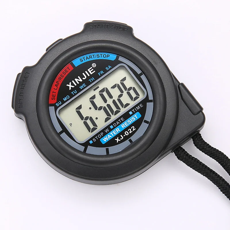 50 قطعة ساعة توقيت جديدة مؤقت العد التنازلي الرياضة اللياقة البدنية مدرب الحكم السباحة مقاوم للماء