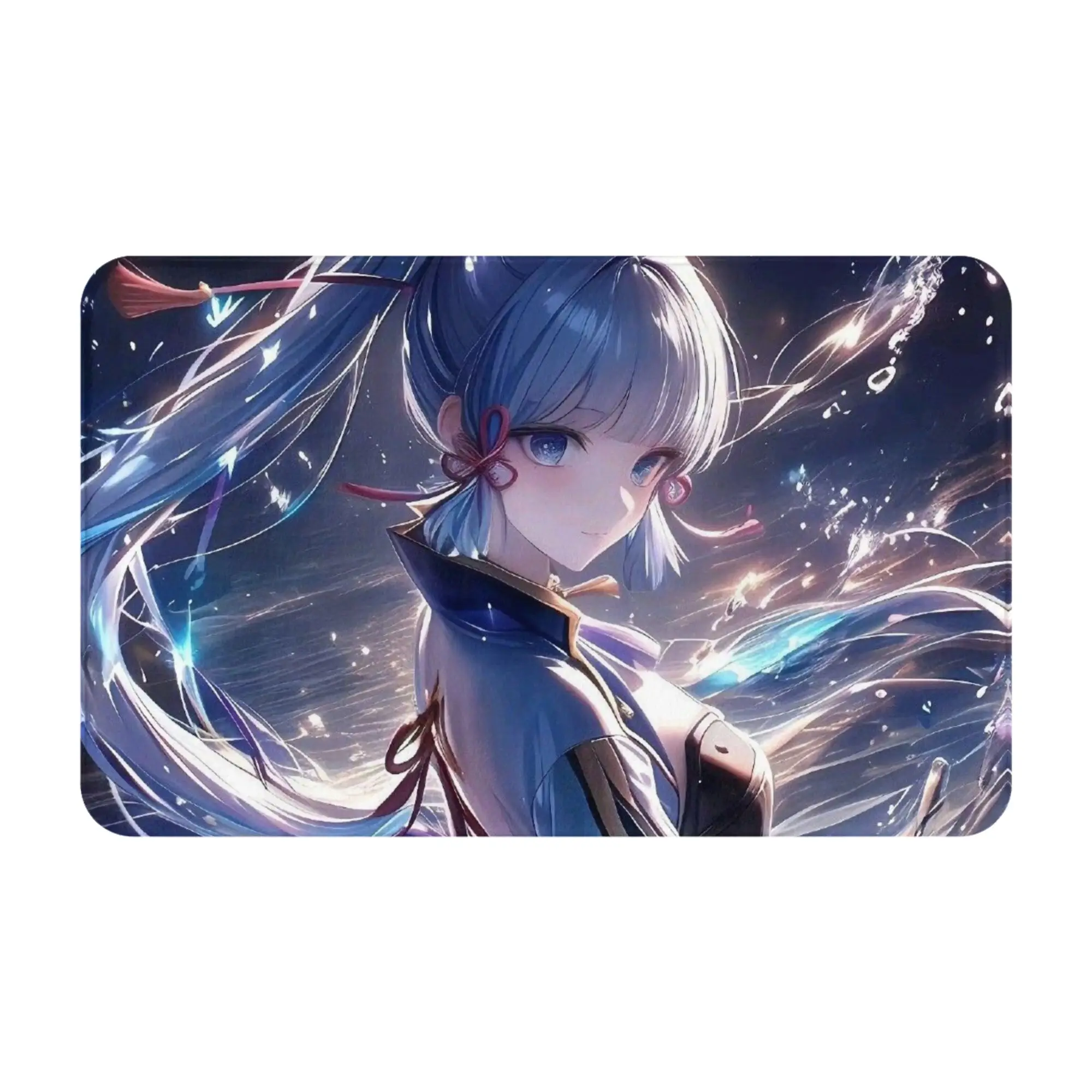 The Water Flows Around Anti-Slip Mat Bedroom Ayaka Welcome Doormat Home Decor