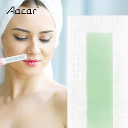 24/12Pcs Facial Lip Wax Strips For Face Chin Upper Lip Jaw Eyebrow Beard Hair Removal