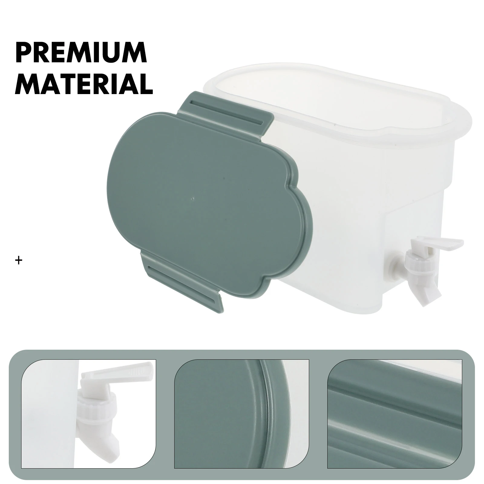 

Cold Water Bottle Large Capacity Slim Container Heat Resistant Faucet Jug Pitcher Refrigerator Kettle Pp Material Safe