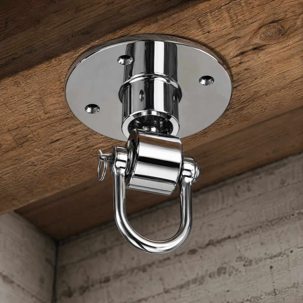 13pcs Iron Construction Speed Bag Swivel Easy Installation Mount Bracket Ceiling Mount Hook Swivel Design Ceiling Mounted