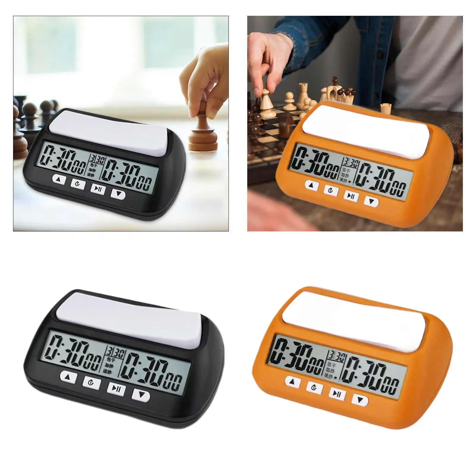 Schach Timer Brettspiel Digital Timer Internat ional Schach Timer Uhr für Spieler Spiel Internat ionales Schachspiel Chinesisches Schachspiel