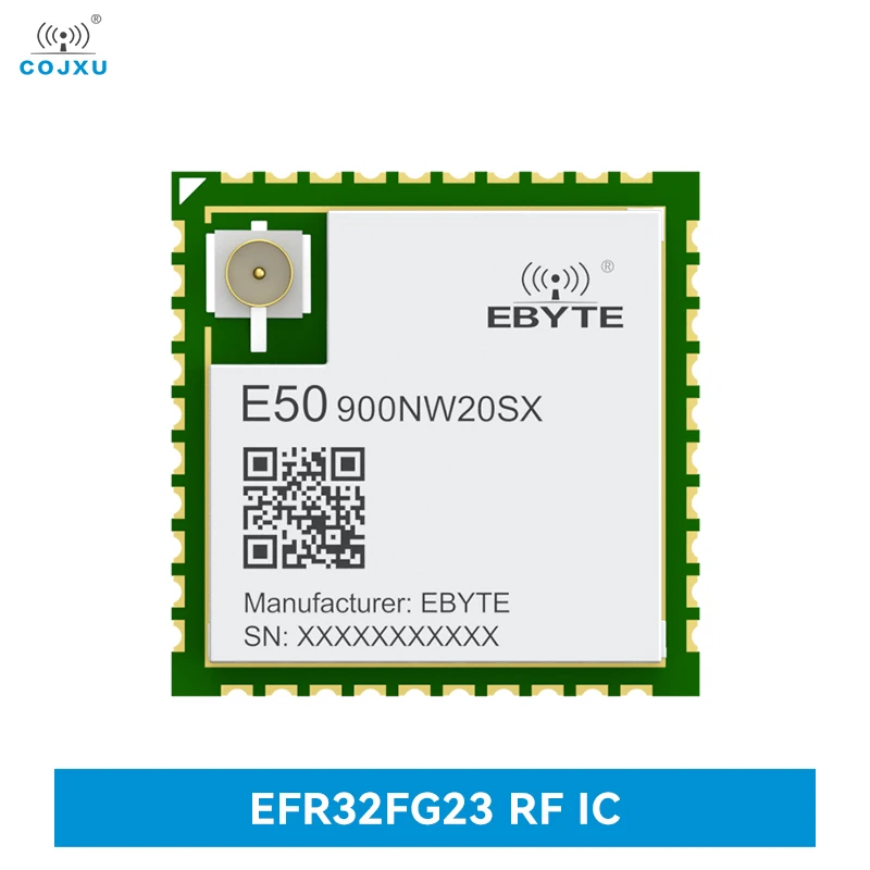 EFR32FG23 868/915MHz Wireless M-Bus Module URAT Module COJXU E50-900NW20SX 20dBm MESH SMD SoC Module Low Power Consumption