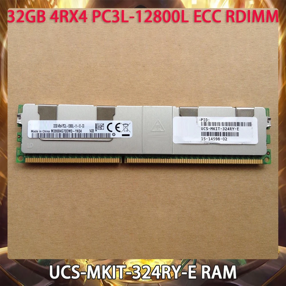 ل سيسكو UCS-MKIT-324RY-E الذاكرة 32 جيجابايت DDR3L 1600 ميجا هرتز 4RX4 PC3L-12800L ECC RDIMM RAM يعمل تماما شحن سريع جودة عالية