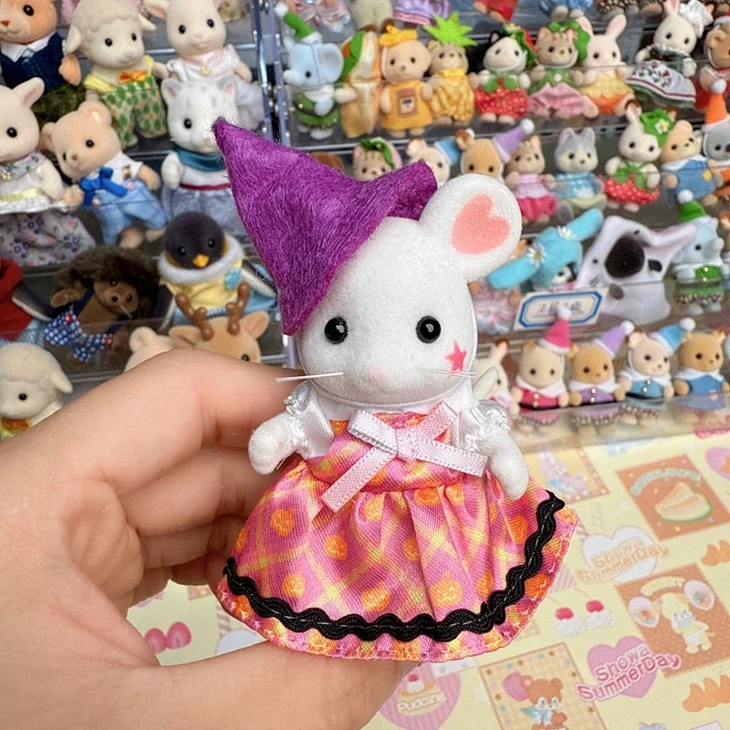 عائلات سيلفانيان أنيمي الأصلي Ternuas Ternurines لعب فتاة لعبة المطابخ شخصيات لطيف كاليكو المخلوقات دمية متوسطة الحجم 3