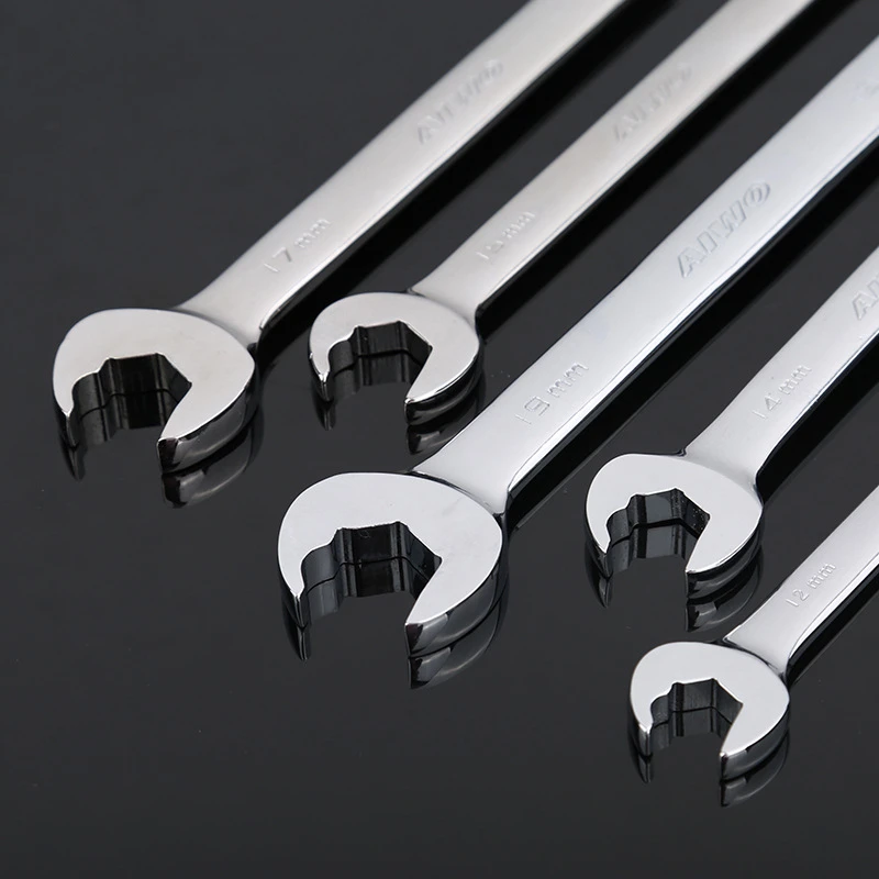 Imagem -03 - Universal Precision Catraca Chave Dupla Abertura Rápida Manutenção Automotiva Ferramenta de Hardware Double End Handle 72 Dentes