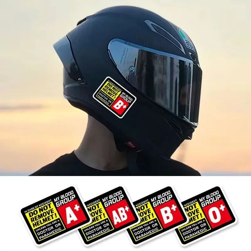1PC Blood Type Motorcycle Stickers Waterproof Motorbike Helmet Decor Front Fairing for Yamaha Kawasaki Suzuki Honda Harley KTM view 6