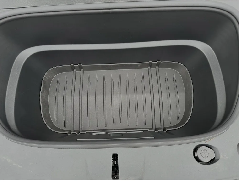 Für Tesla Model Y YL Juniper 2025 2026 Vordere Kofferraummatte Zwischenraum-Kombinationstrennwand Vorderer Ersatz-Organizer Trennwand – Detail 6