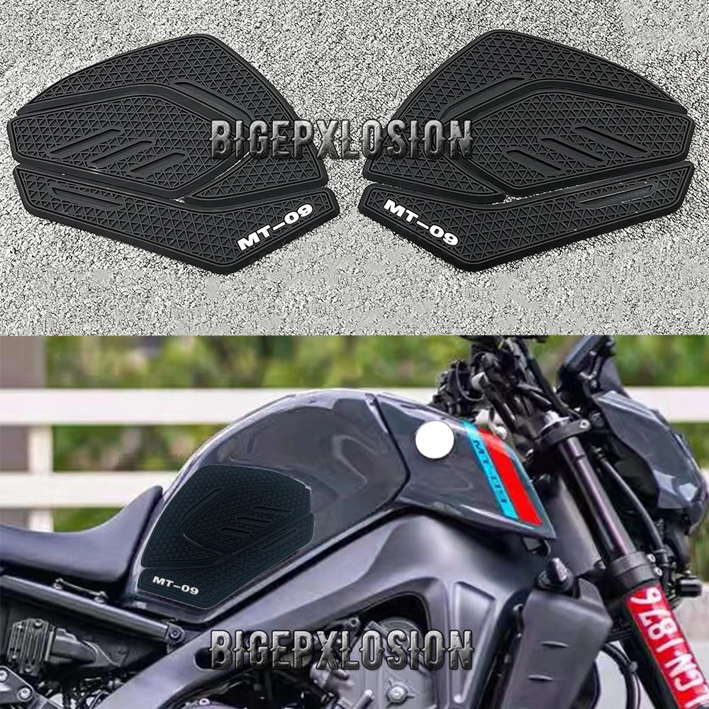 

YAMAHA MT-09 Side Fuel Tank Pad Tank Pads Protector Stickers Knee Grip Traction Pad for YAMAHA MT-09 2021-2022-2023 Case