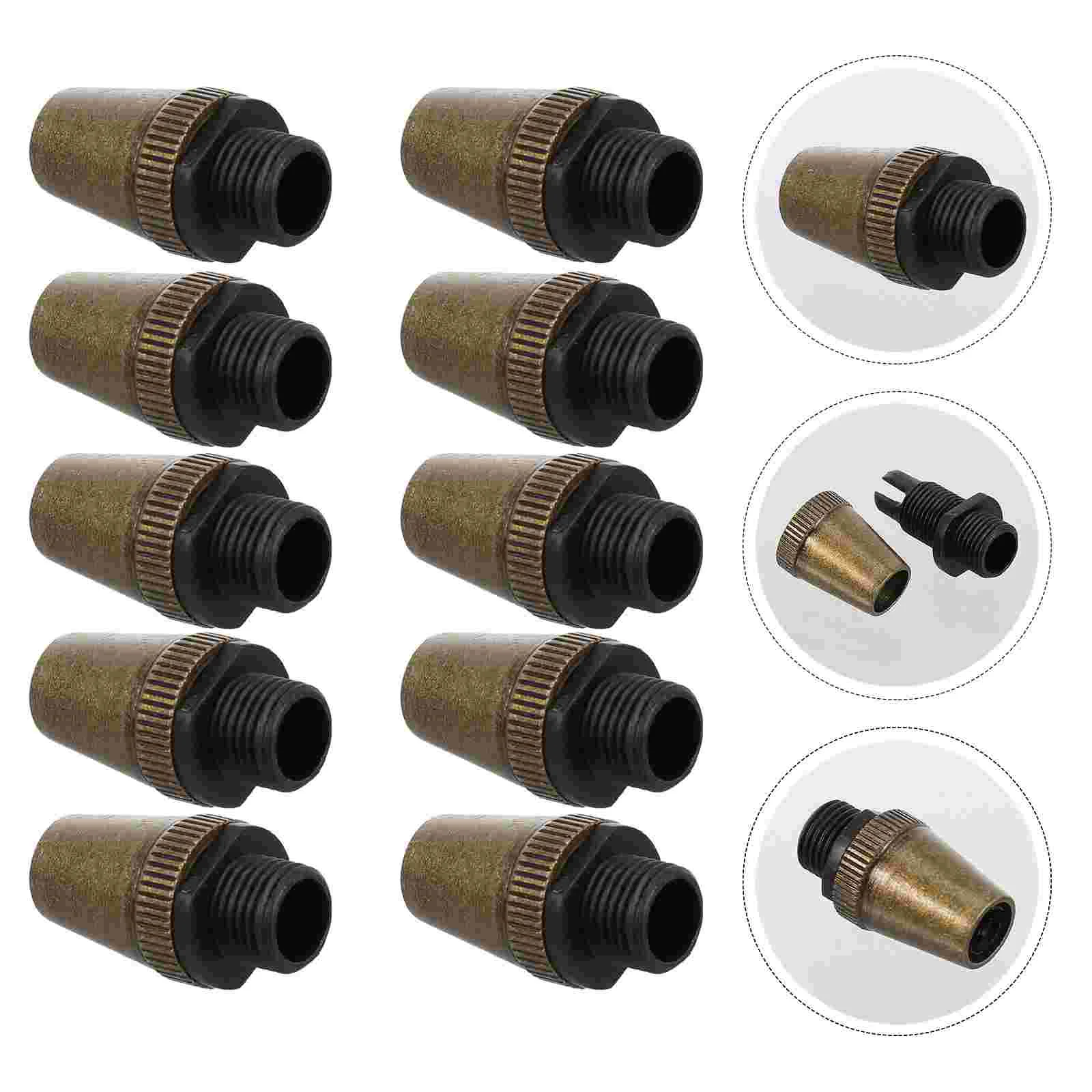 10 Pcs Chandelier Wire Buckle Cord Fixing Grips Cable Clamps Ceiling Clips Thread Locker Gland Connector Glands