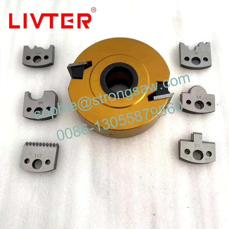 Livter 7PCS Spindle Moulder Kitchen Cutter with replacement blade