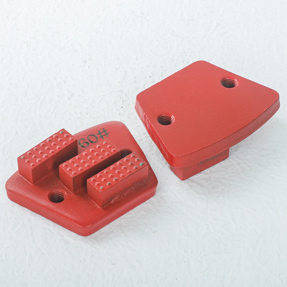 Pad Penggiling Lantai Beton 3-Segmen, Cakram Poles Berlian untuk Penghapusan Lapisan Epoksi yang Efisien & Persiapan Permukaan