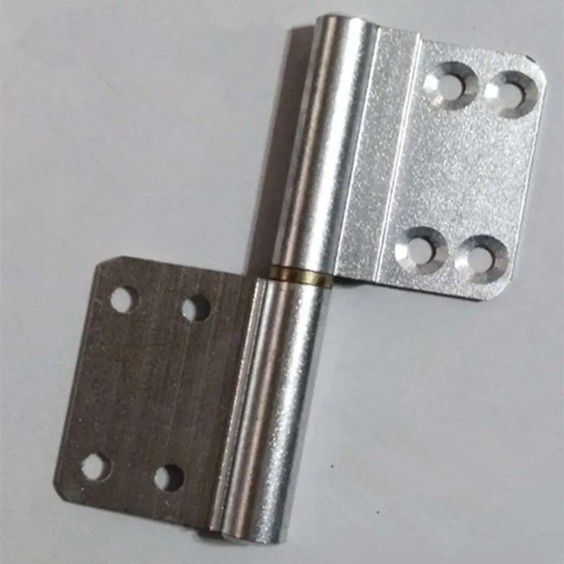 Welded flag-shaped fire door flag hinge detachable hinge