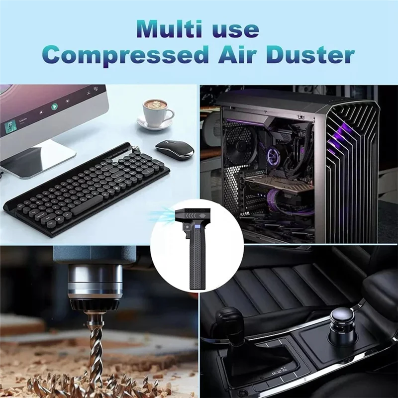 BAAG-nuevo 60 M/S Turbo Jetfan 200000 RPM soplador de aire eléctrico ventilador Turbo violento de alta velocidad USB recargable potente soplador de polvo