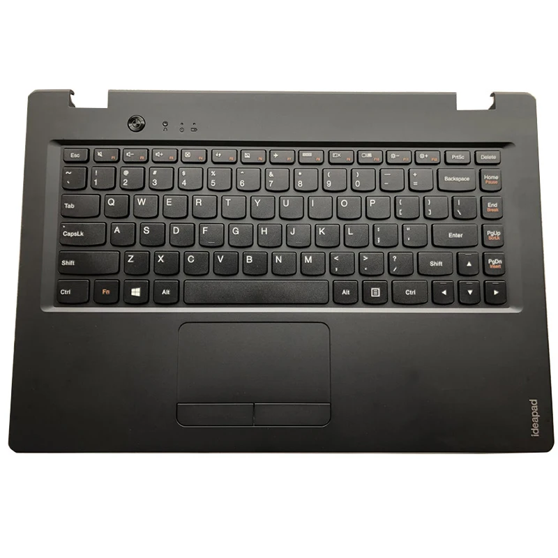 Новая оригинальная клавиатура для ноутбука Lenovo Ideapad 100S-14IBR США с упором для рук и тачпадом 5CB0L06251, черный