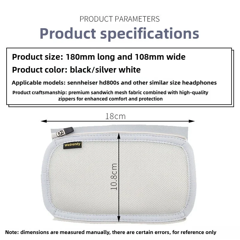 

For Sennheiser HD800S Headphone Headband Cover: Anti-Scratch Protective Sleeve ，For Beam - Perfect Fit
