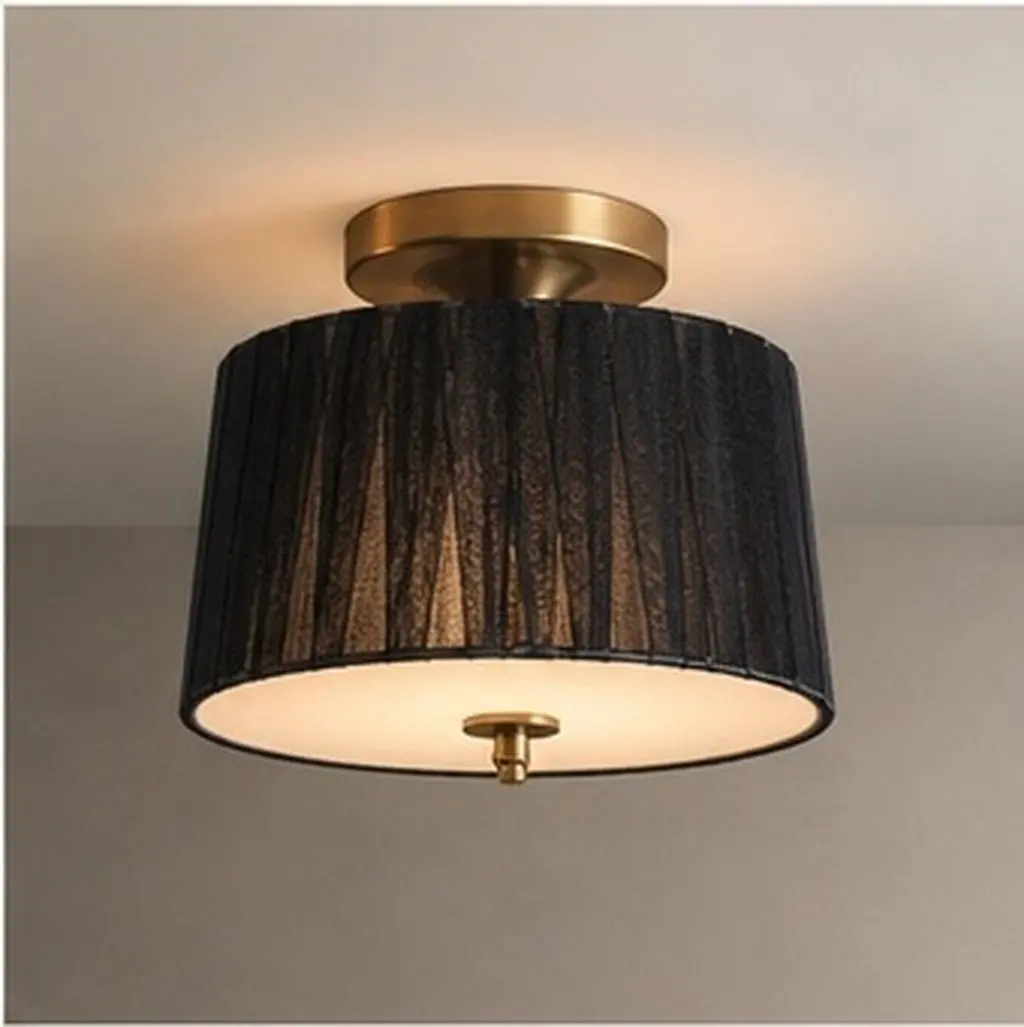 2Pcs Simple Elegant Light Shade Clip-on for Chandelier Wall Lamp Floor Lamp Dust Protection Romantic Mood Lighting Cloth Art