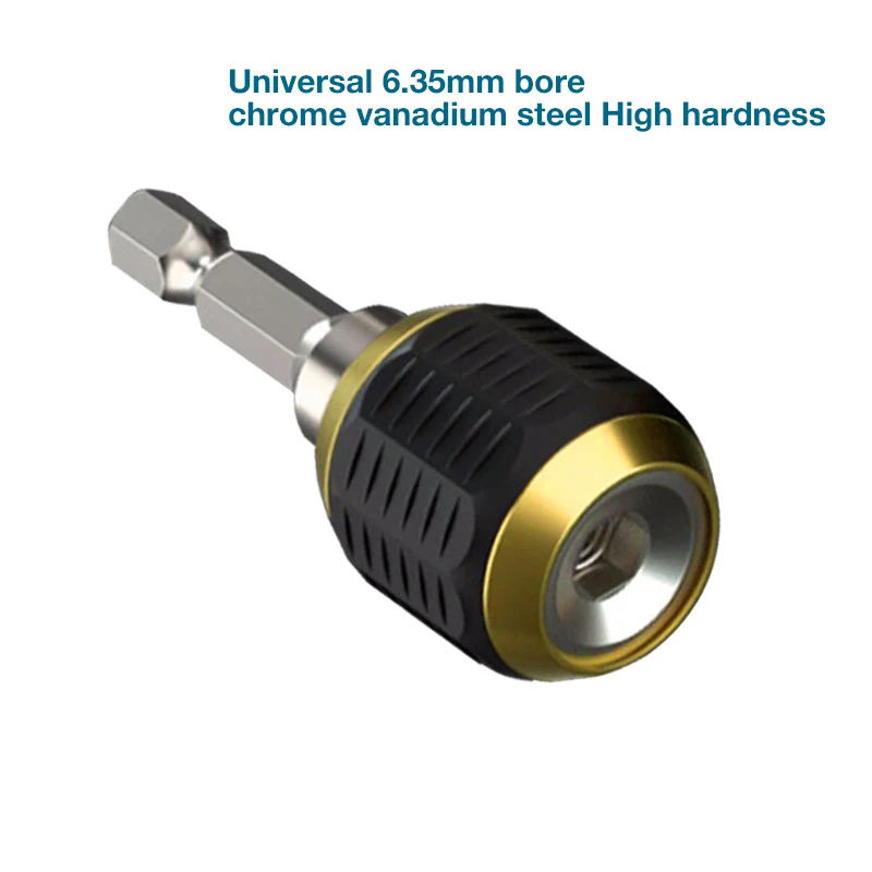 Adapter szybkiej wymiany z dużą głowicą Samoblokujący uchwyt sześciokątny Przedłużacz Wiertarka elektryczna Wkrętak konwersyjny