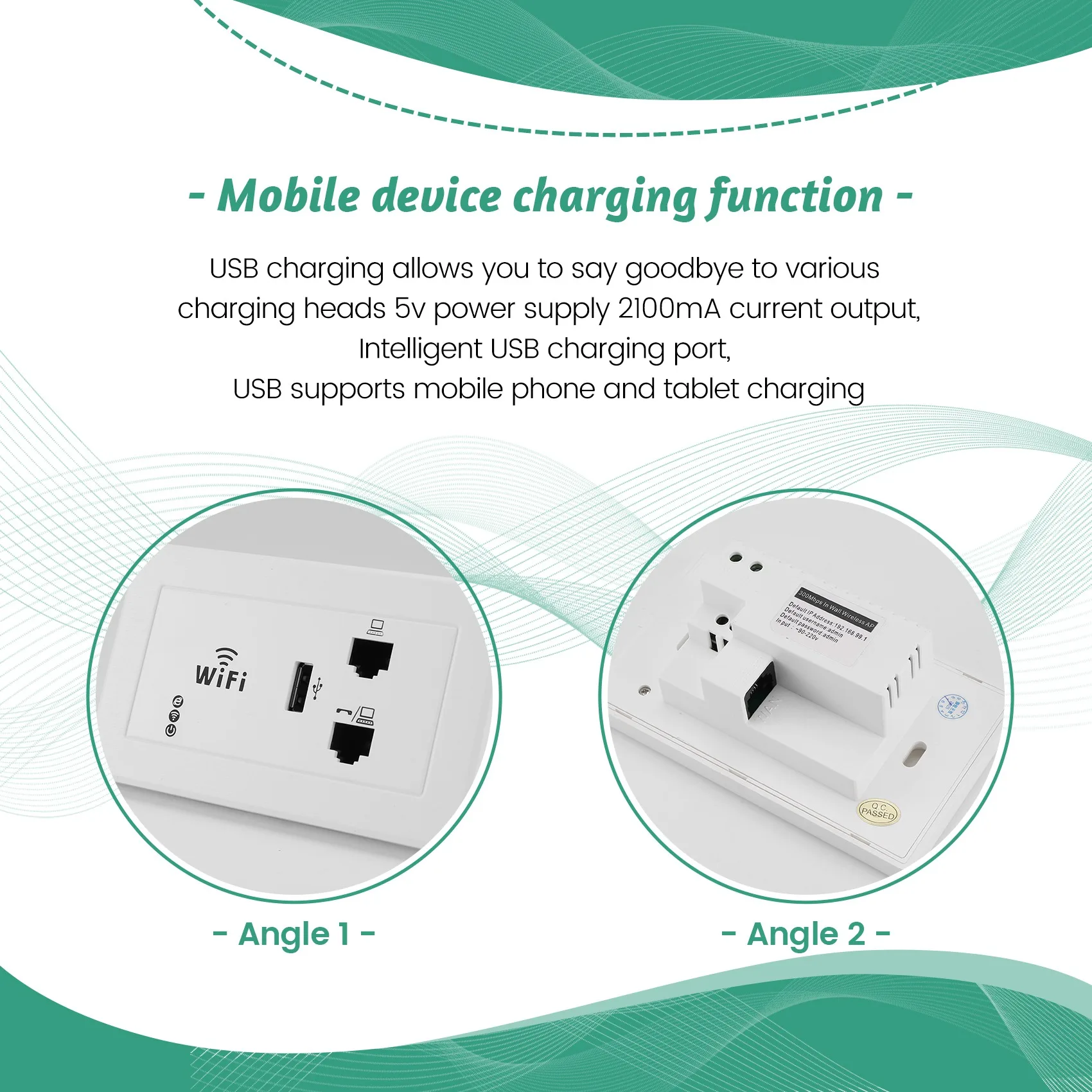 

Wireless Wifi Wall Switch Panel WIFI Socket Embedded Wireless Router 120 Type Panel AP For High Quality Hotel Rooms