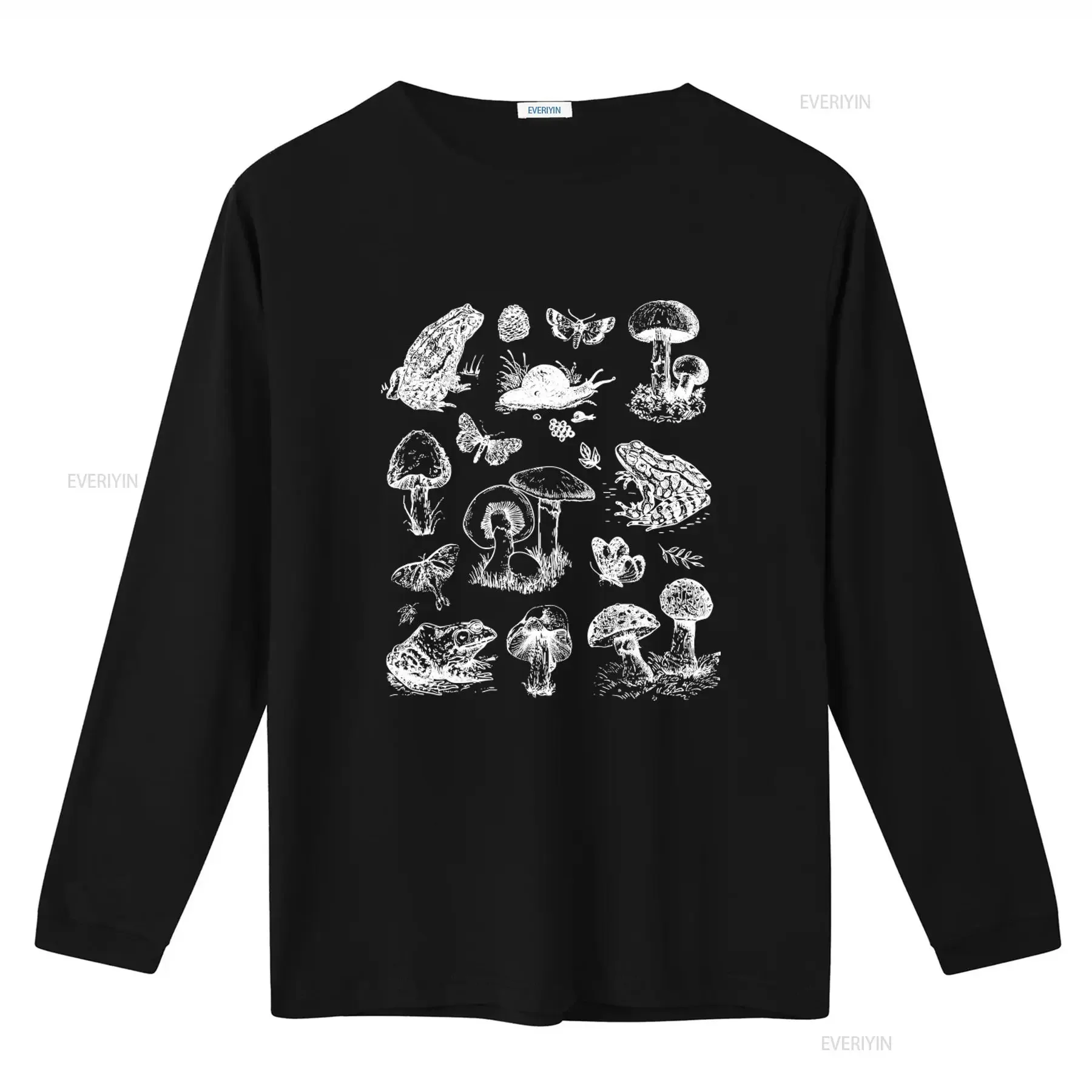 Mushroom Frog Toad Dark Cottagecore Goblincore Lover Indie Alt T Shirt vintage Washed Soft streetwear Slightly homme