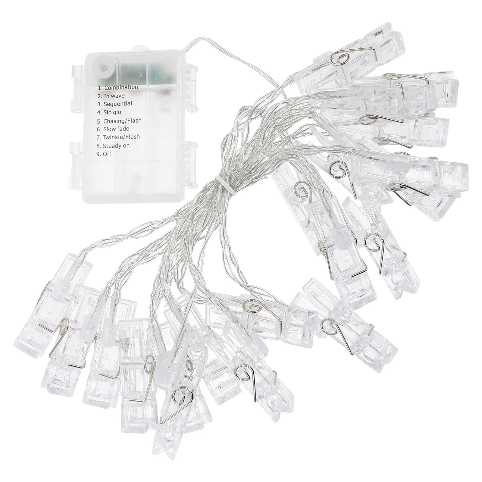 1 قطعة سلسلة ضوء التحكم عن بعد صور كليب LED سلسلة أضواء رومانسية ديكور غرفة مكتب المنزل حفل زفاف مهرجان الديكور #5