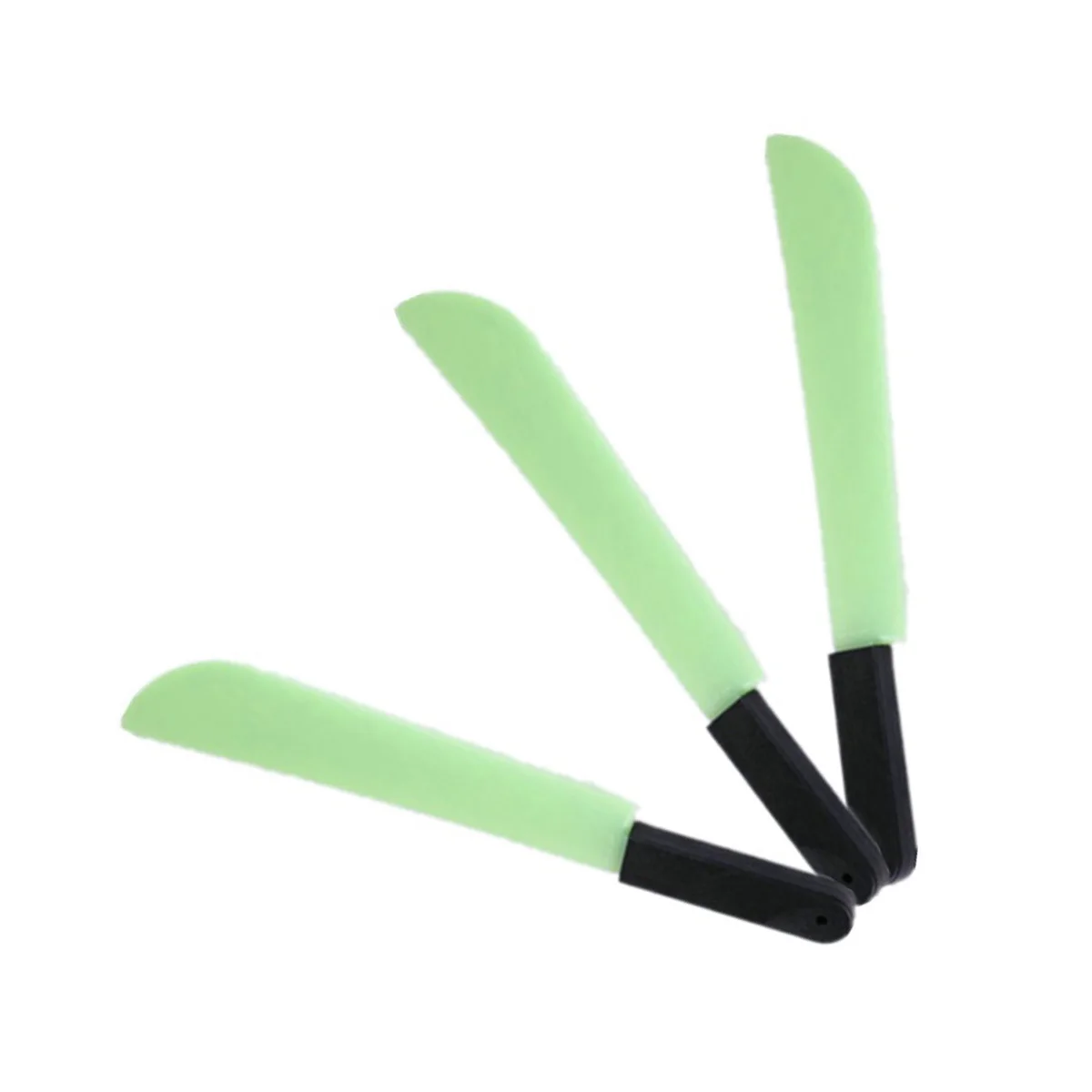 Plastic lichtgevende lange snijder Halloween-gereedschap Plastic speelgereedschap voor kinderen Lichtgroene horror-prop voor enge feestartikelen