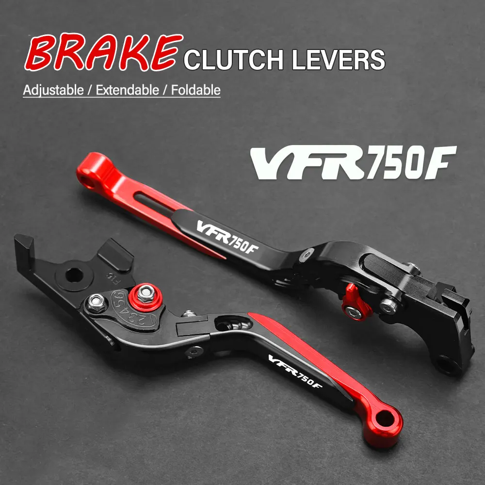 

FOR Honda VFR750FH FV 1986-1997 1998 VFR 750 Motorcycle Hand Brake Clutch Adjustable Levers Handle Folding Extendable Lever grip