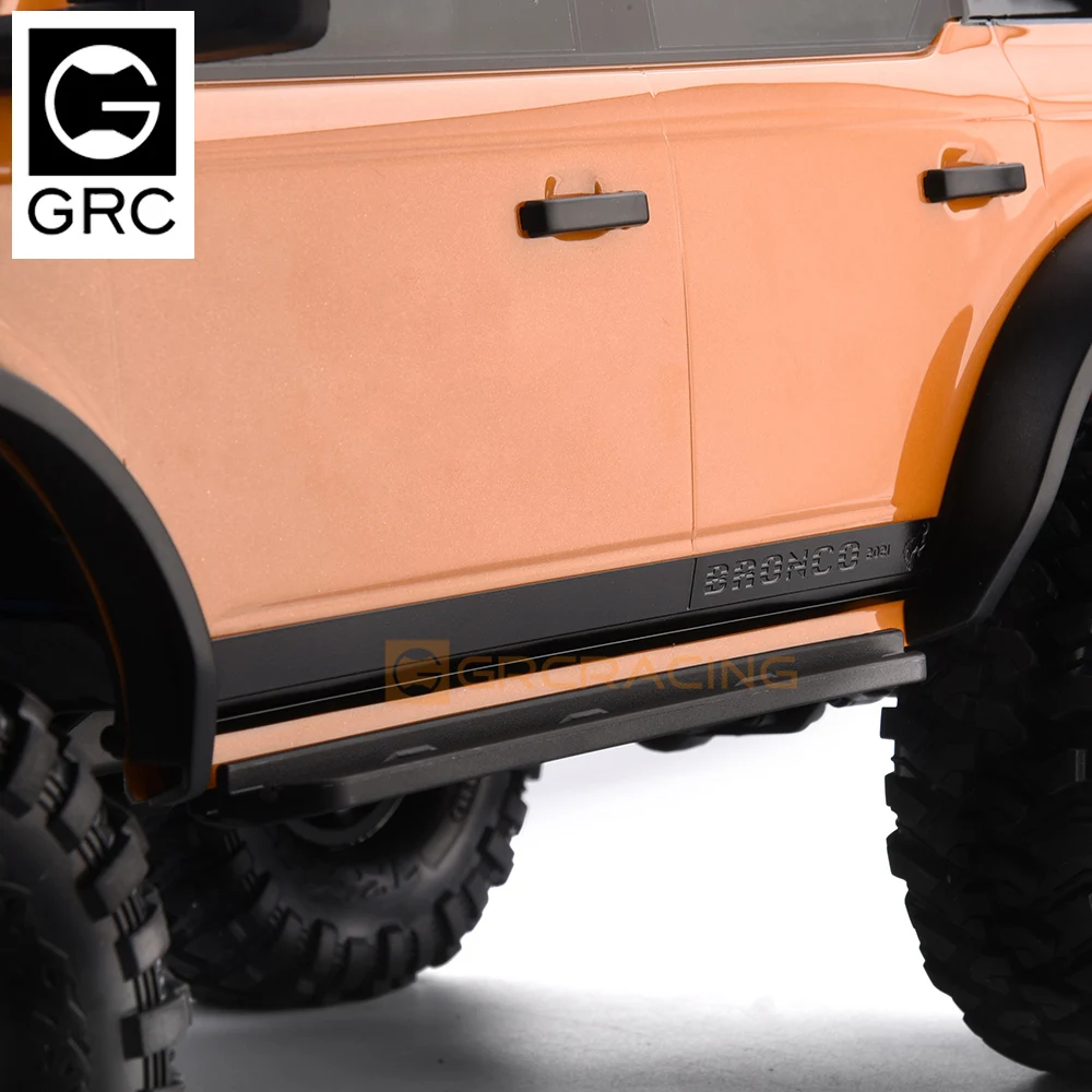 For Grc Traxxas Trx4 92076-4 Bronco Metal Stainless Steel Side Skirt Decorative Protective Sheet / Metal Sticker