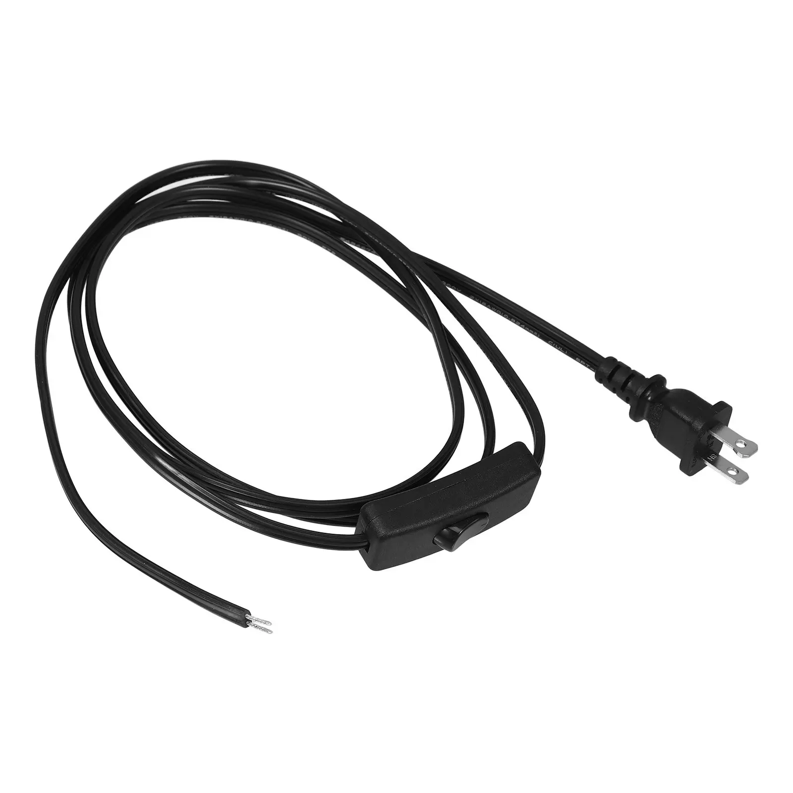 Power Supply Cord 8M Long Safety Switch Flat Plug Adapter Indoor Outdoor Extension Cord for Air Conditioner