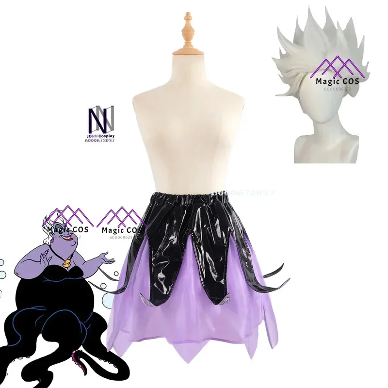

Mermaid Cartoon Costume New Arrival Disguise Ursula Cosplay Fantasy Skirt Clothing Adult Women Exclusive Design Female Halloween