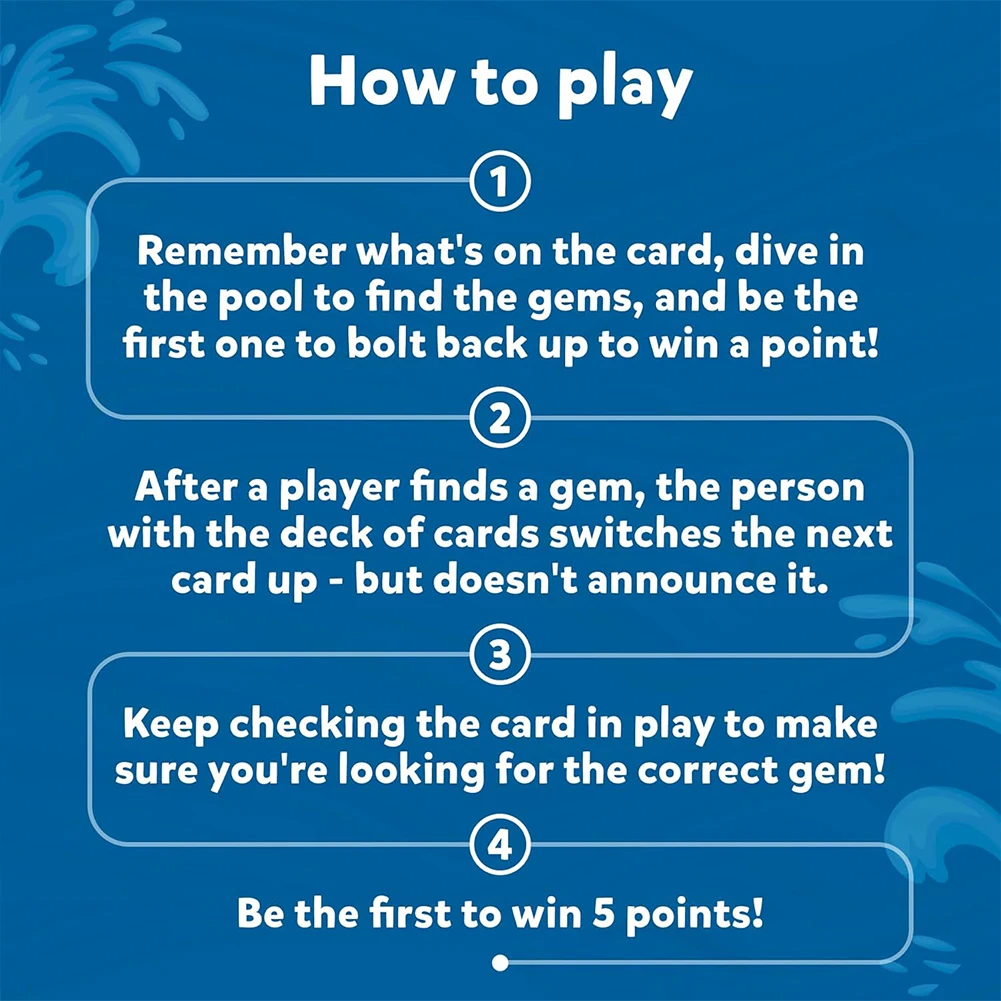 Tauch-Edelsteine, Pool-Spielzeug, buntes Edelstein-Pool, Tauchspielzeug, Lernspiele für Kinder, Outdoor-Aktivitäten für den Sommer, Pool, pädagogisch unter Wasser