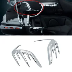 Chrome Motorcycle Passenger Speaker Outer Decoration Trims Fit For Honda Goldwing GL1800 2006-2017 Gold Wing GL 1800