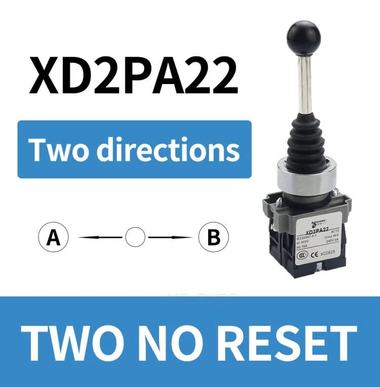 2 Position 2NO 4NO 4 Position cross rocker switch XD2PA12CR  XD2PA14CR   XD2PA22CR  XD2PA24CR  joystick controllers