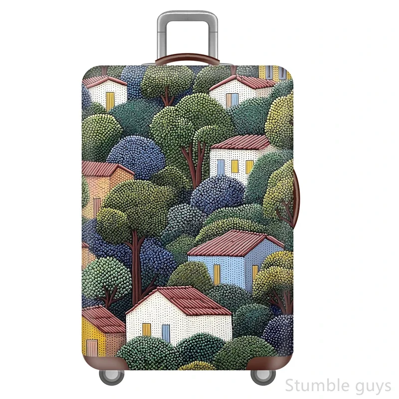 

Защитный эластичный чехол для багажа, моющийся, устойчивый к износу, пылезащитный, прочный, подходит для всех типов поездок, 18-32 дюйма